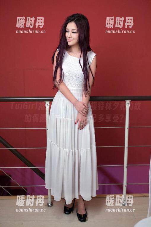 TuiGirl推女郎 - 原图，模特林夕和豹纹的偶遇，不知道她自己多享受？