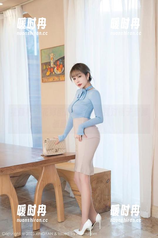 星颜社 - 花嫁图册：赵馨悦我对镜子里那张脸又爱又恨。