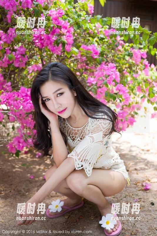 魅妍社 - Olivia童安琪在线，红裙在这，准备好了吗？